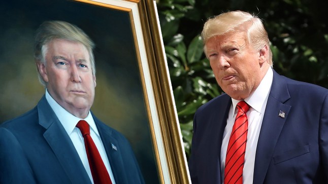 Donald Trump slams ‘distorted’ portrait of himself, demands its removal