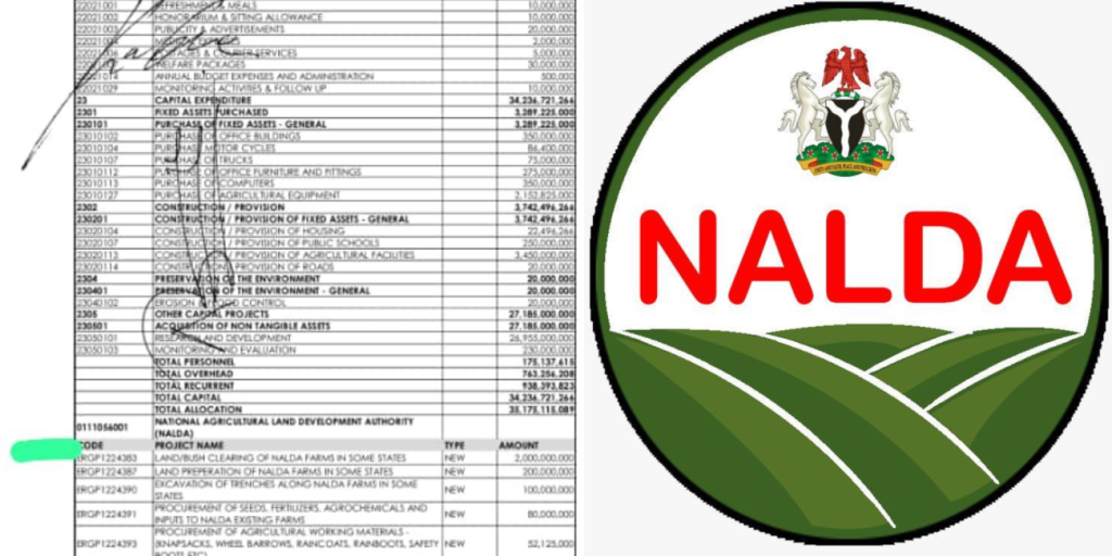 Nigerian Agricultural Development Agency NALDA budgets N2bn for bush clearing in 2025