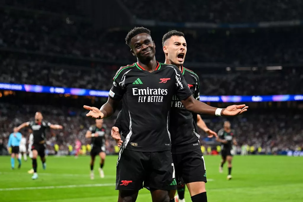 Arsenal overcome Real Madrid at Bernabeu to seal last four place