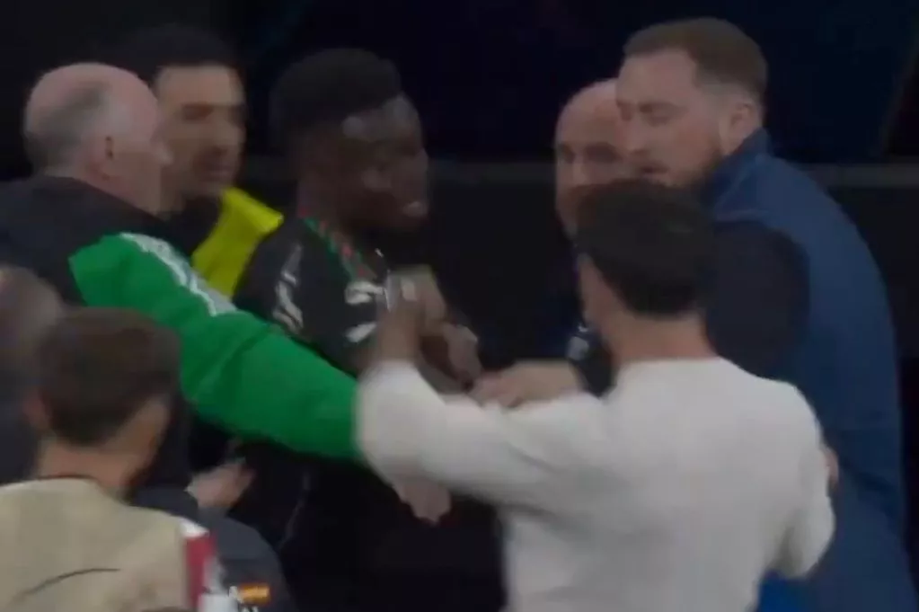 Bukayo Saka clashes with Real Madrid star in tunnel after Arsenal match