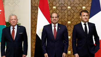 Macron says Hamas must be excluded from governing Gaza during Cairo visit