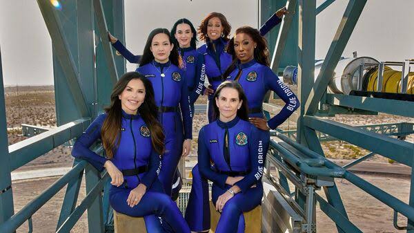 Katy Perry, Gayle King soar on historic all-female Blue Origin spaceflight