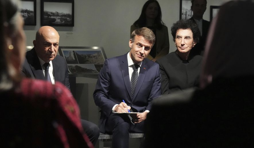 Macron pushes political solution in Gaza, backs Palestinian statehood talks