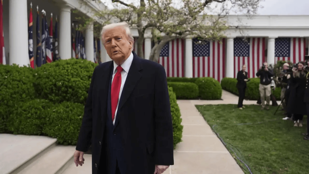 Bitcoin falls after Trump’s tariff announcement