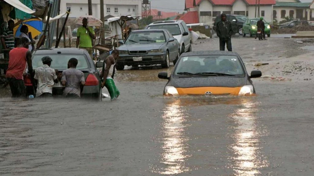 Motorist, residents stranded as heavy rainfall triggers gridlock, flooding across Lagos