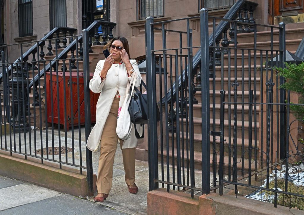 Letitia James evades questions on mortgage fraud scandal, avoids press outside NYC residence