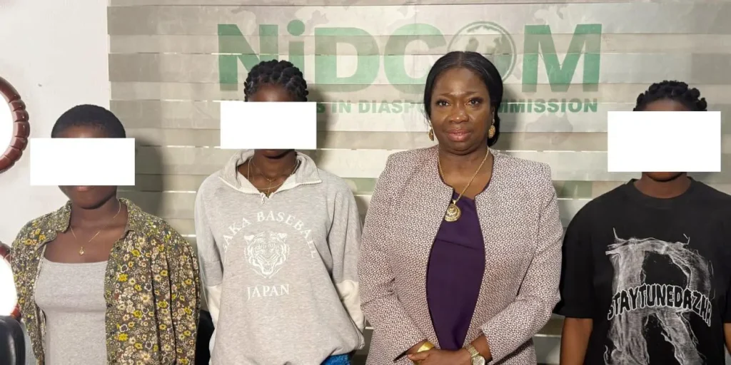 Nigerian teenagers rescued from sex trafficking in Ghana