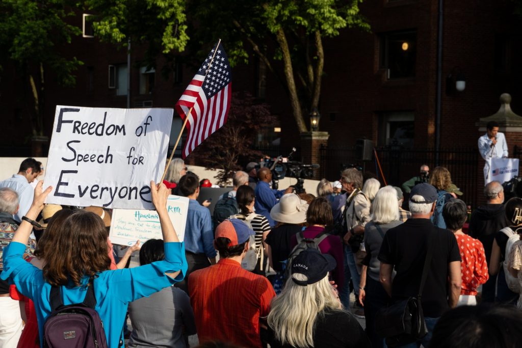 Mass student protest erupts over threats to international students just days before graduation