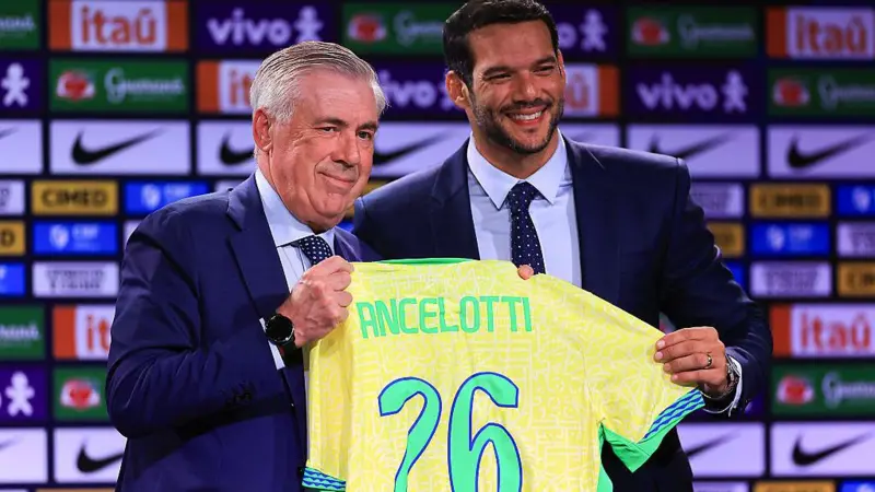Brazil are the ‘best in the world’, says new coach Carlo Ancelotti