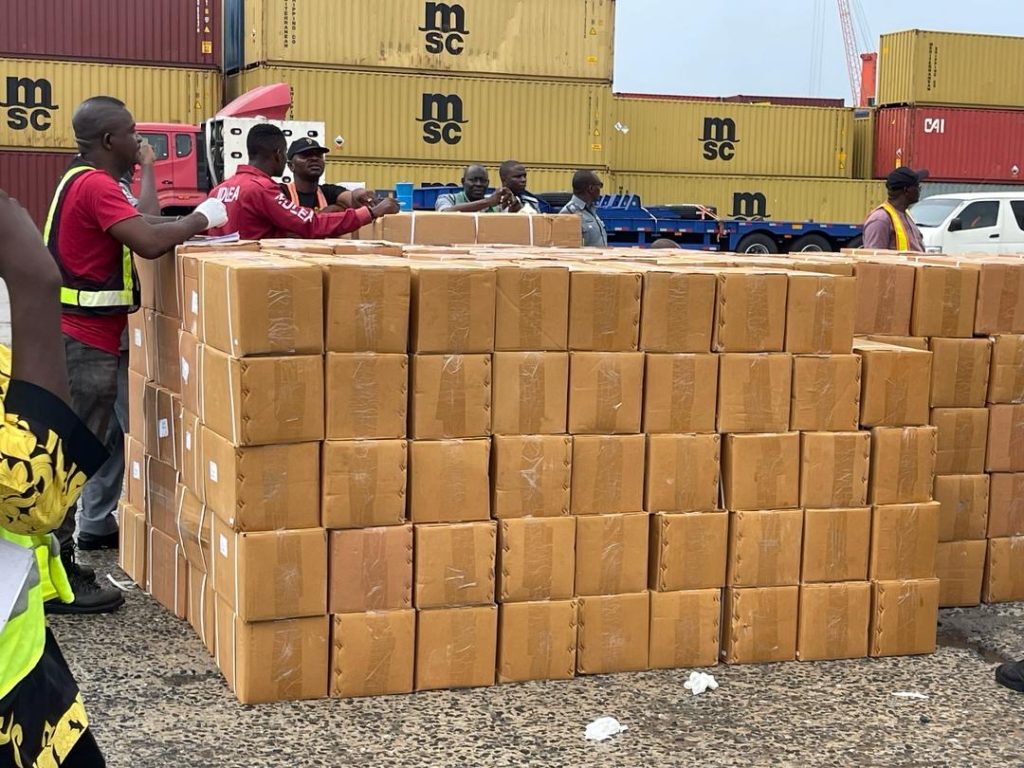 Two British nationals held as NDLEA seizes N6.5bn worth of opioids at Lagos and Rivers ports