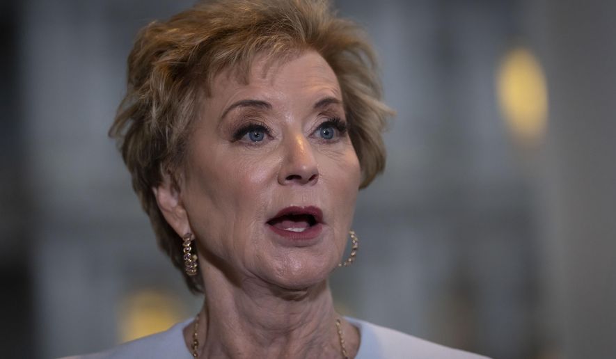 Education secretary Linda McMahon vows to follow the law in push to dissolve department