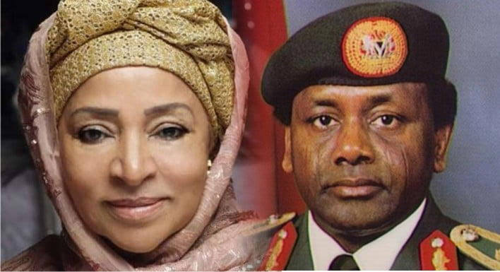 Abacha’s widow defends late husband, denies looting allegations