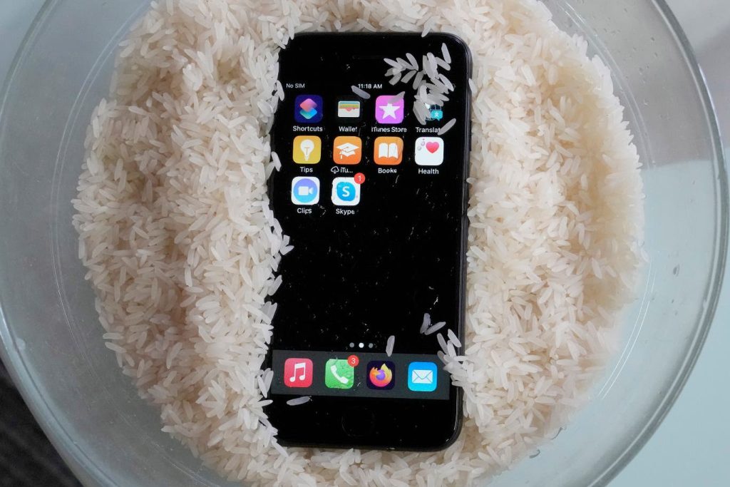 Does putting a wet phone in rice really help? An expert explains