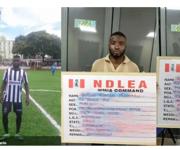 NDLEA busts Turkey-Nigeria drug ring, arrests ex-footballer and four others