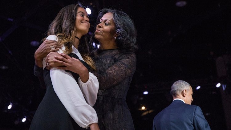Michelle Obama breaks silence after Malia’s name change
