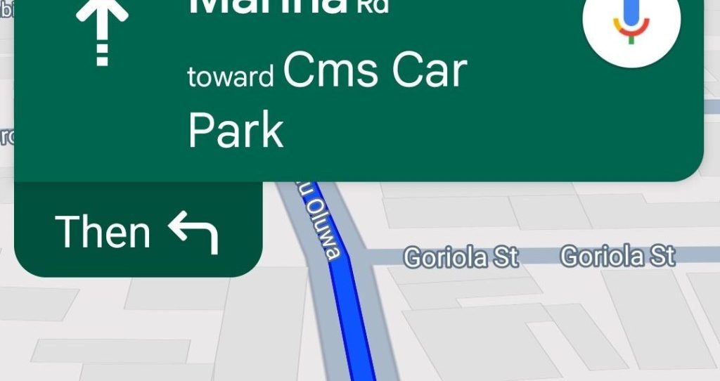 Google Maps updates renamed Lagos streets…