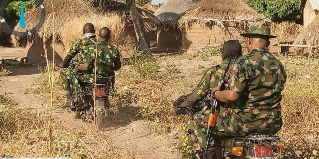 Emir says Nigerian soldiers often abandon motorcycles, flee during terrorist attacks in Kwara community