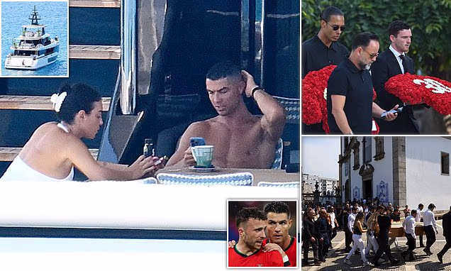 Cristiano Ronaldo seen vacationing in Mallorca as questions swirl over absence from Diogo Jota’s funeral