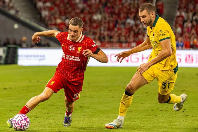 Wirtz shines, Okafor scores twice as Milan beat Liverpool in Hong Kong