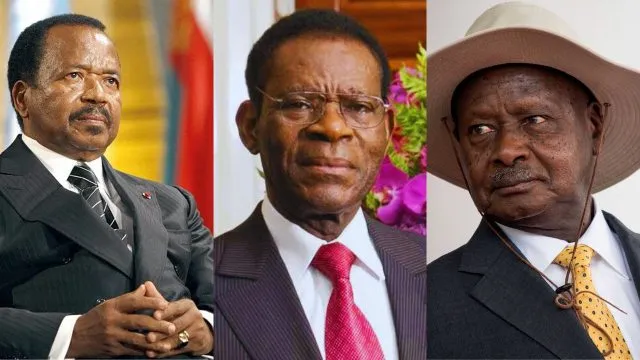 Africa’s longest-serving presidents…