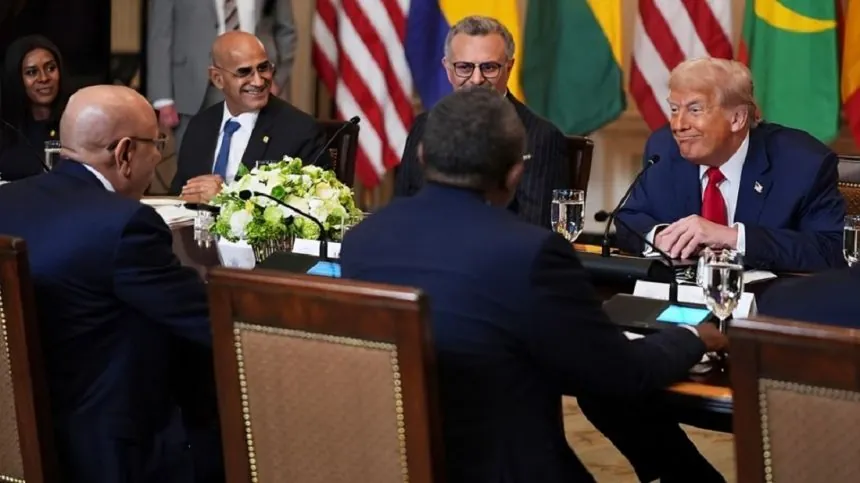 White House backs Trump’s remark on Liberian president’s English