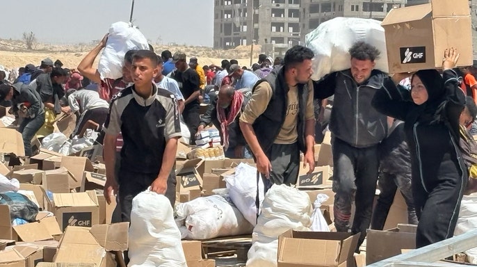 American veterans injured during aid distribution in Gaza with US-backed group