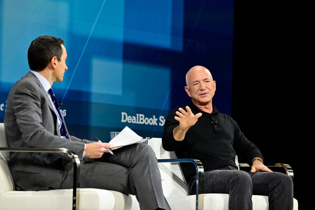 Bezos weighs acquisition of CNBC…