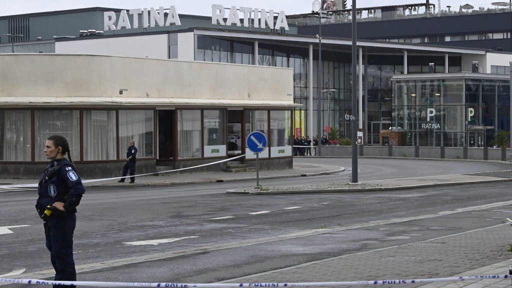Stabbing spree leaves several injured at Finnish mall in Tampere