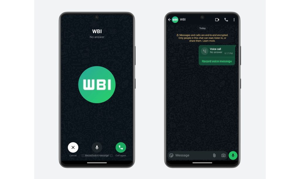 New WhatsApp tool lets users leave voice messages after missed calls