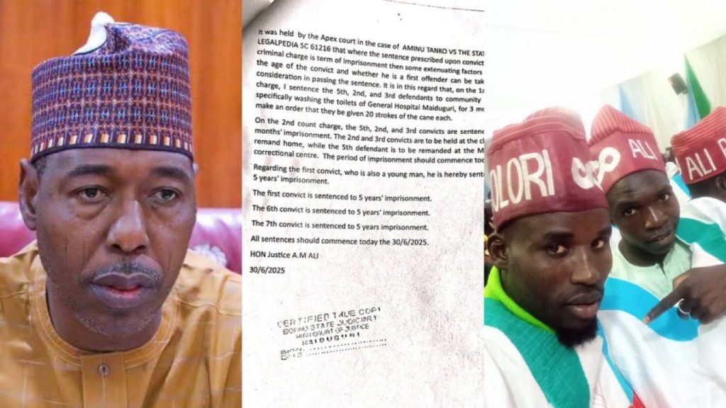 Court jails Borno tricycle riders for five years over planned protest against the government via a WhatsApp group