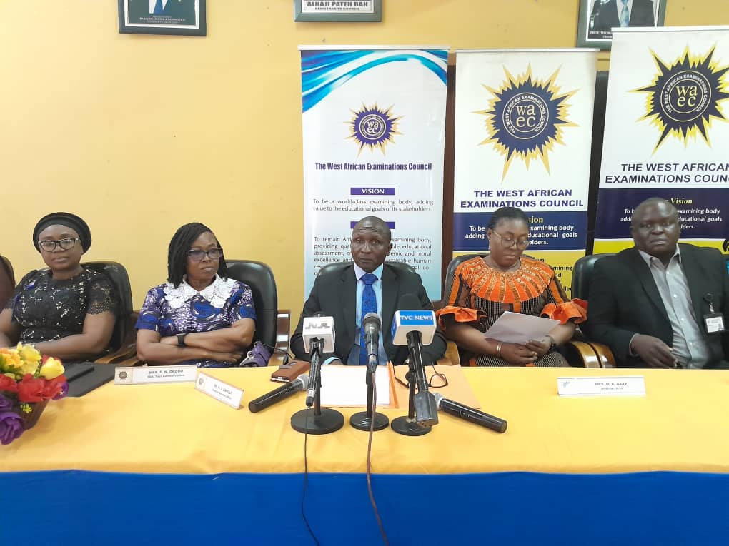 Waec issues corrected 2025 wassce results, apologises for grading mistake