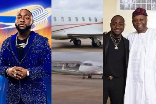 Davido celebrates father’s purchase of third private jet