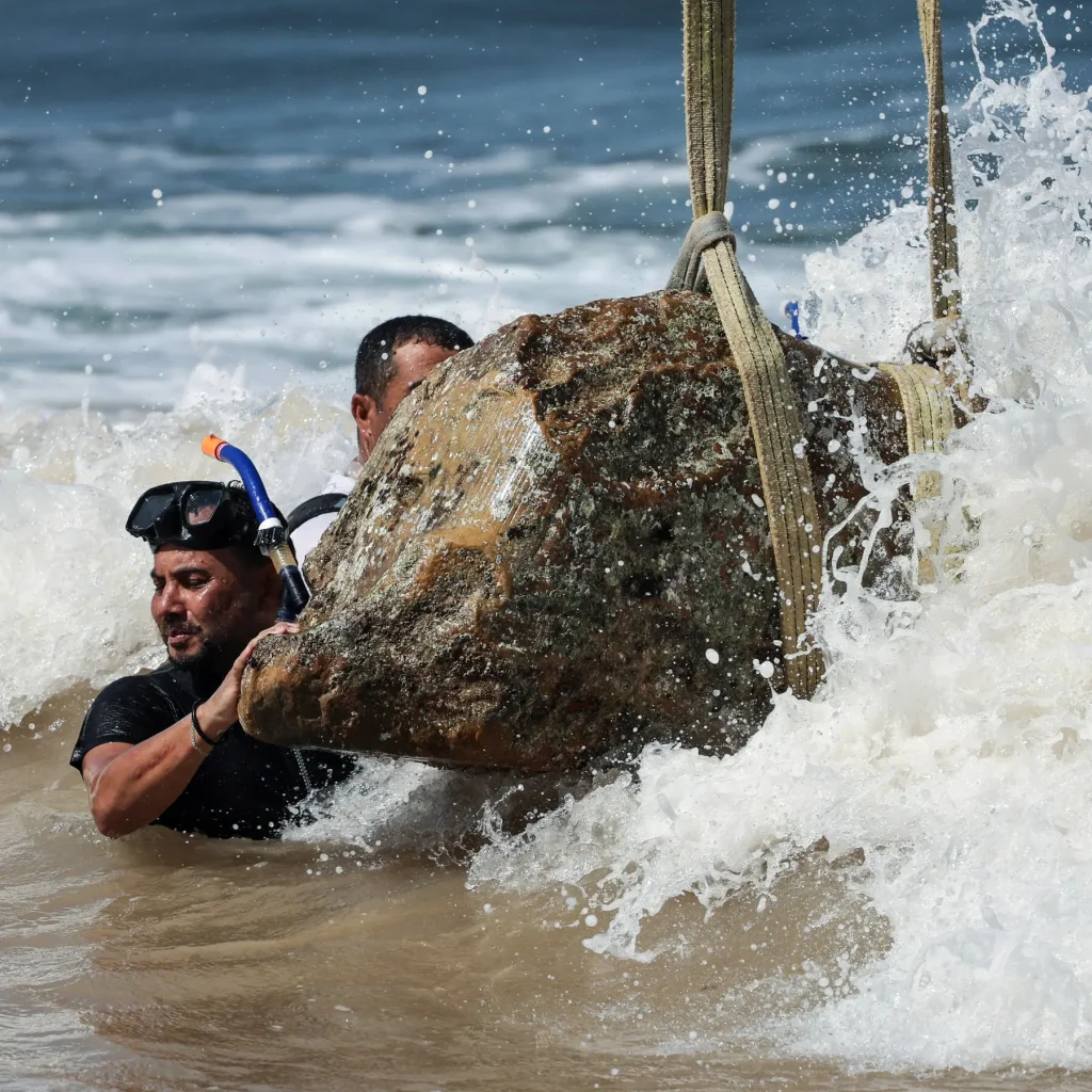 Ancient Egyptian relics pulled from the sea after 2,000 years