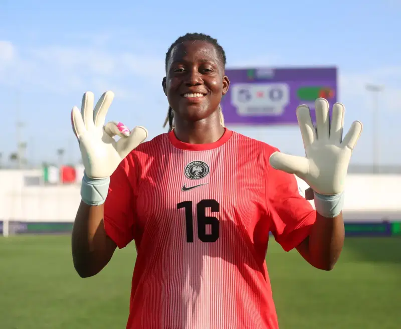 Super Falcons’ Nnadozie shortlisted for Ballon d’Or goalkeeper award