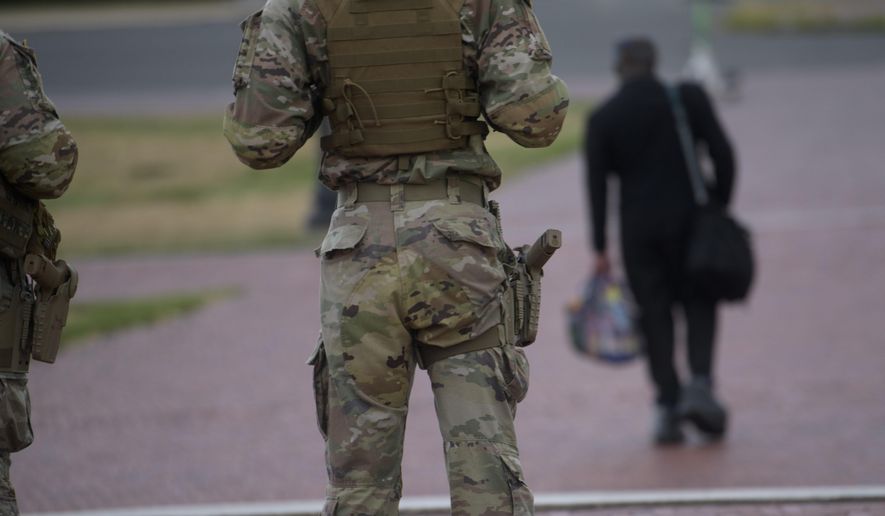 National Guard troops now armed in D.C.