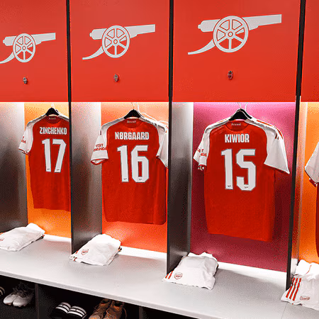 Arsenal’s squad numbers for 2025/26
