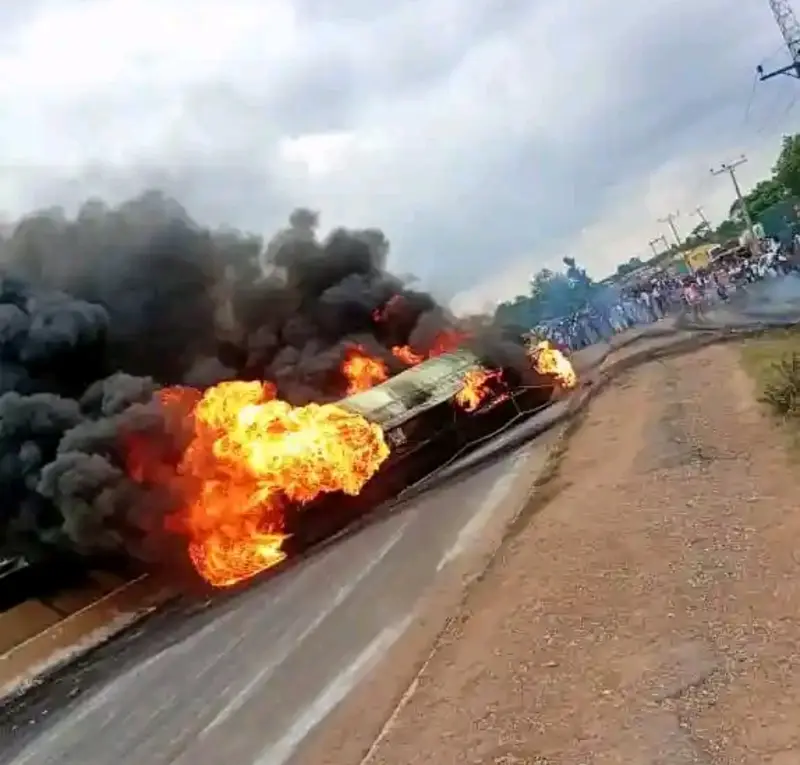 Several dead, others injured as tanker explodes in Zaria, Kaduna