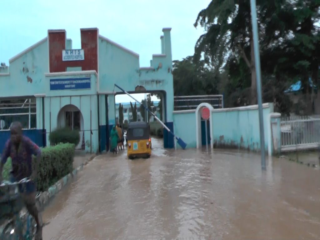 Flood takes over Yobe State University Teaching Hospital