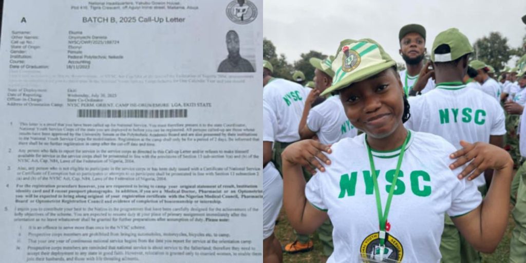 DSS abducts NYSC member, Oyinyechi, in Ebonyi, moves her to undisclosed location