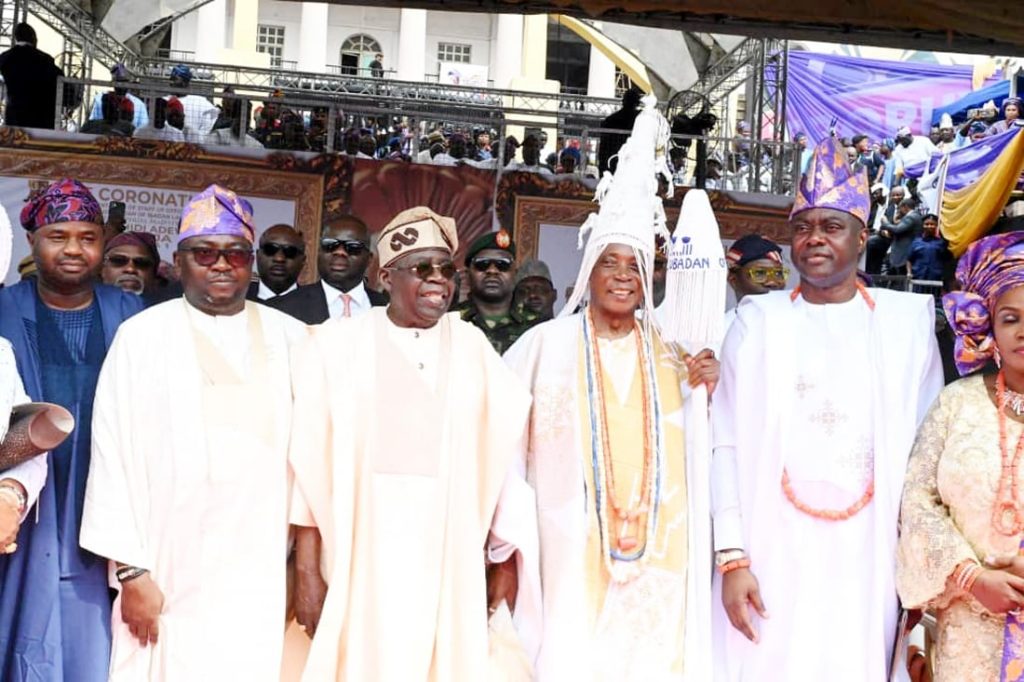 Tinubu declares end to economic hardship at Olubadan coronation