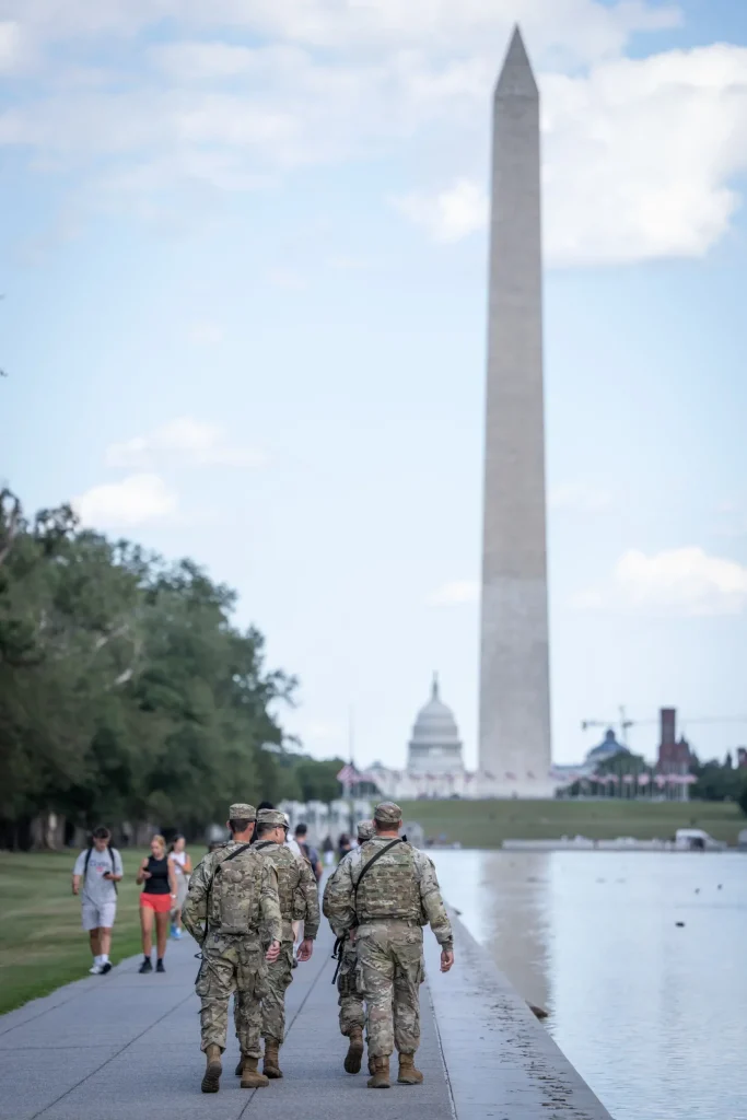 Republican states struggle with crime while their guards deployed to D.C.