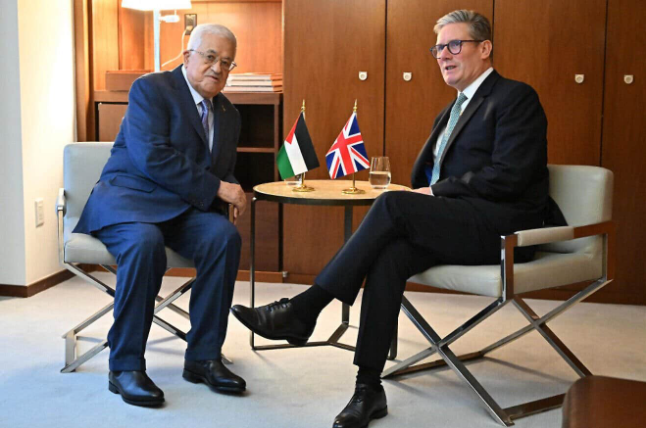 Abbas demands reparations from UK following recognition of Palestine