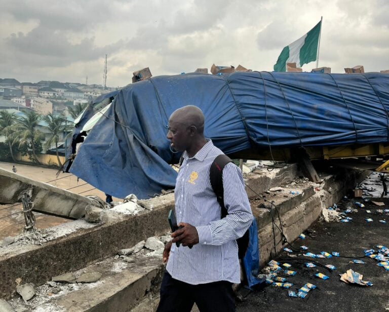Police inspector, three others die in Lagos-Ibadan expressway multiple-truck crash