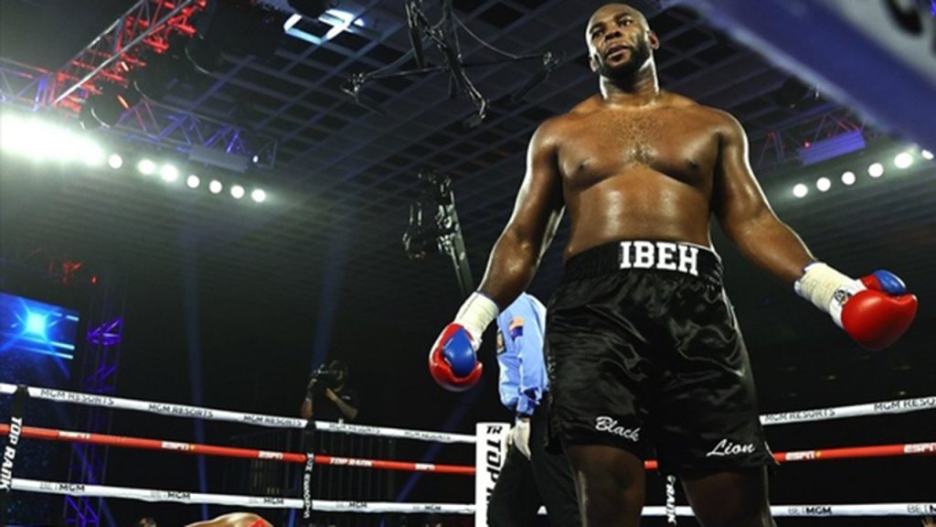Ibeh vows he will “definitely” knock out Joshua in Nigeria