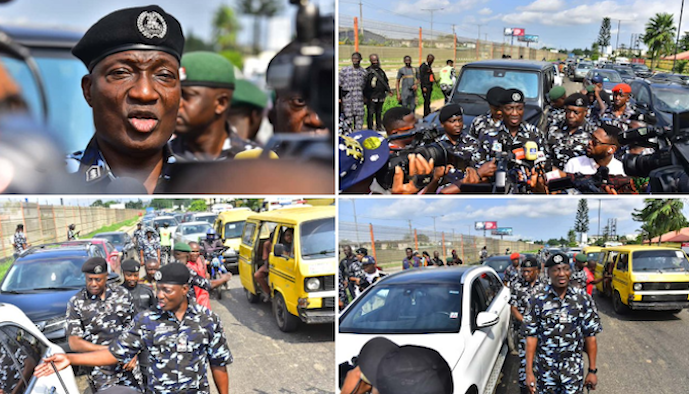 CP Jimoh leads Lagos crackdown on vehicles with illegal tinted glass