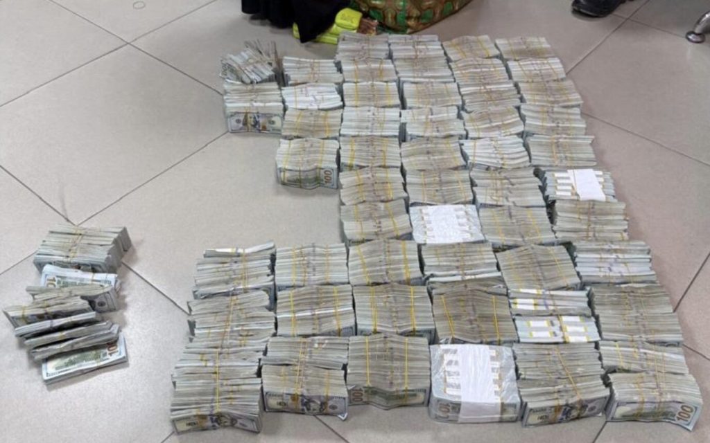 Two passengers held at Lagos airport over undeclared £53,415 and .1m cash