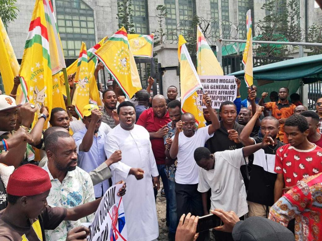 Protest rocks CAC office over deregistration of National Youth Council of Nigeria (NYCN)