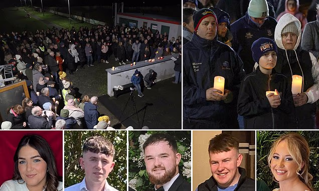 Vigils held as ‘dark cloud’ hangs over town after deadly crash