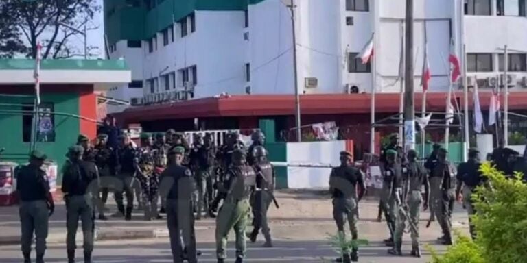 Heavy security surrounds PDP HQ ahead of parallel faction meetings