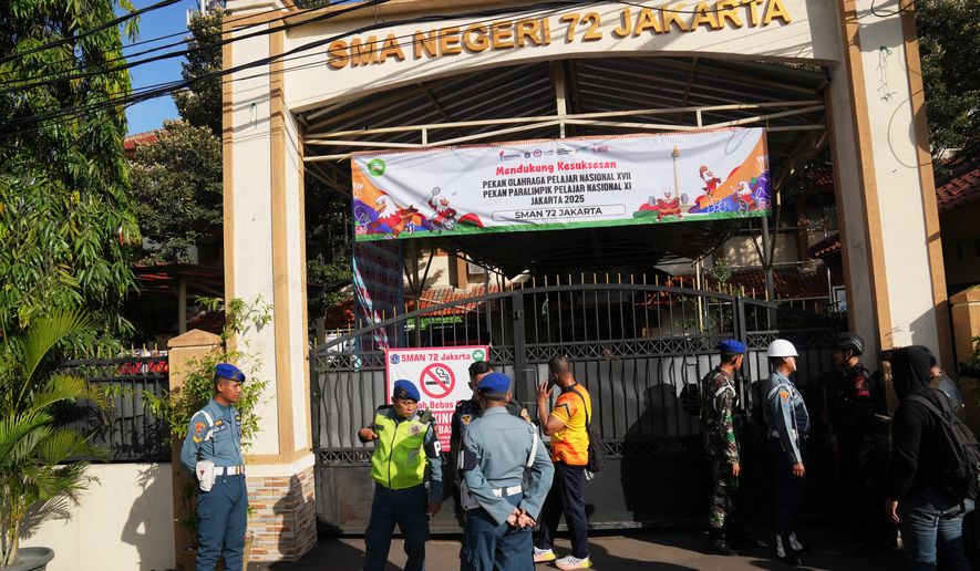 Explosions at Jakarta high school mosque injure 55